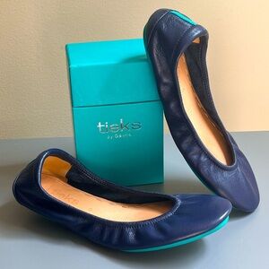 Tieks navy shoes